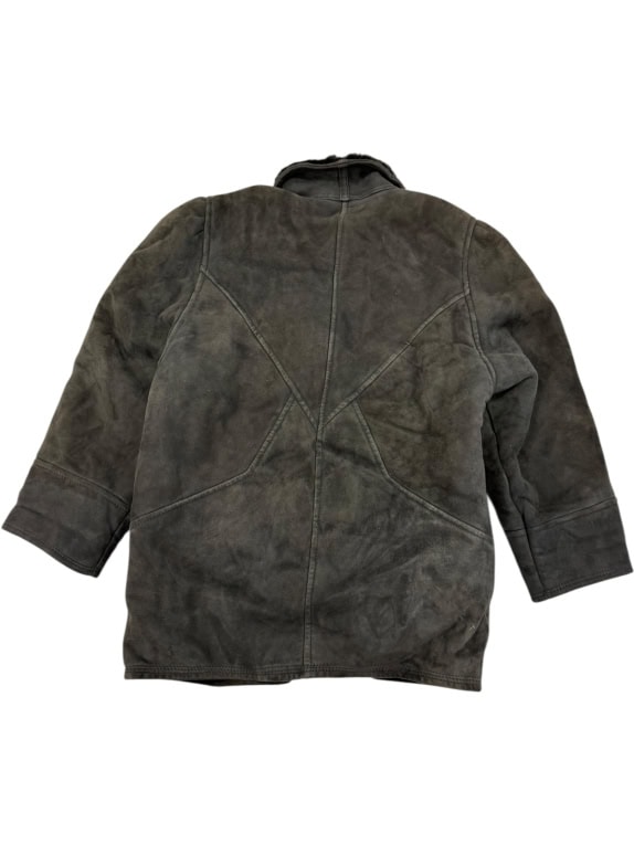 VINTAGE DONNA DIBI ΔΕΡΜΑΤΙΝΟ ΠΑΛΤΟ SHEARLING XL