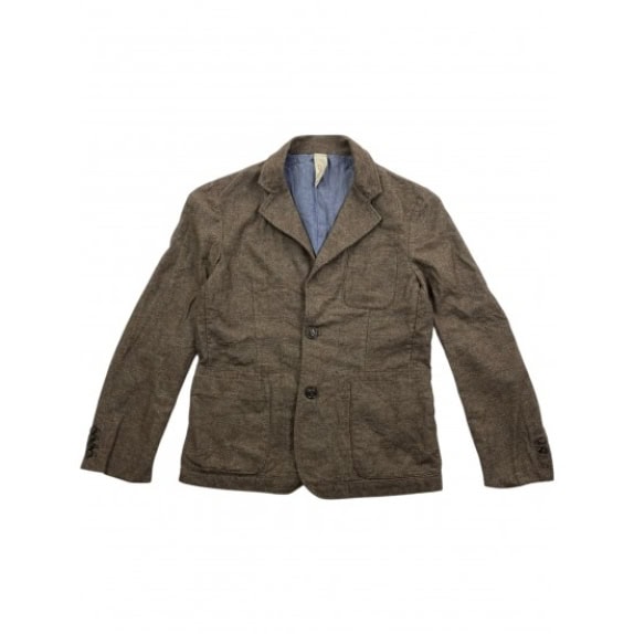 VINTAGE D.R SHIRT ΣΑΚΑΚΙ BLAZER ΚΑΦΕ ΑΝΔΡΙΚΟ L