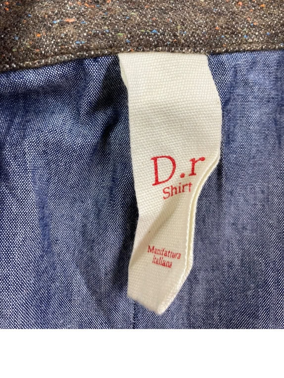 VINTAGE D.R SHIRT ΣΑΚΑΚΙ BLAZER ΚΑΦΕ ΑΝΔΡΙΚΟ L