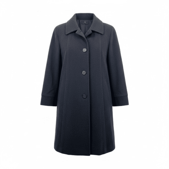VINTAGE ELENA CAPPOTTO MISTO CASHMERE NERO DONNA L/XL