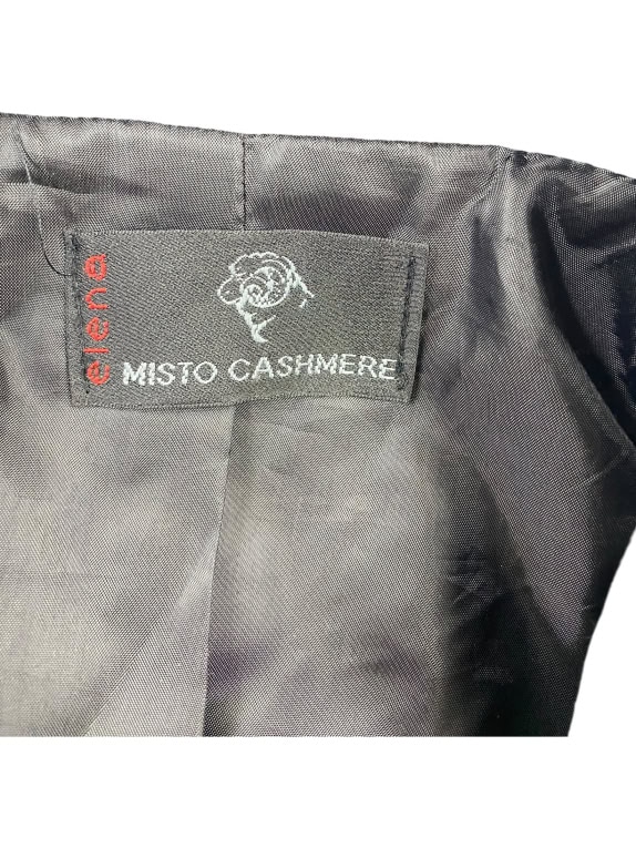 VINTAGE ELENA CAPPOTTO MISTO CASHMERE NERO DONNA L/XL
