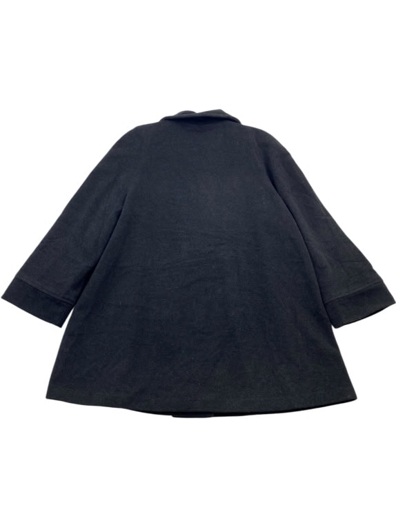 VINTAGE ELENA CAPPOTTO MISTO CASHMERE NERO DONNA L/XL