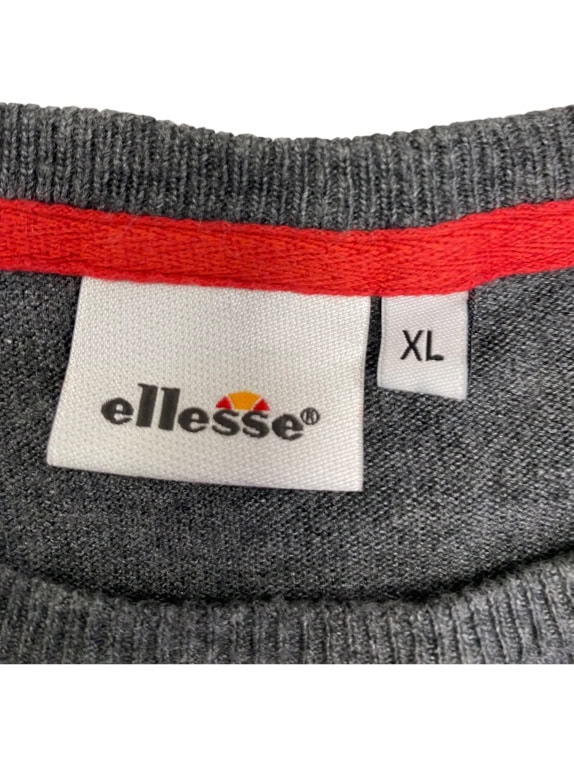 VINTAGE ELLESSE ΦΟΥΤΕΡ ΛΑΙΜΟΚΟΨΗ ΓΚΡΙ ΑΝΔΡΙΚΟ XL