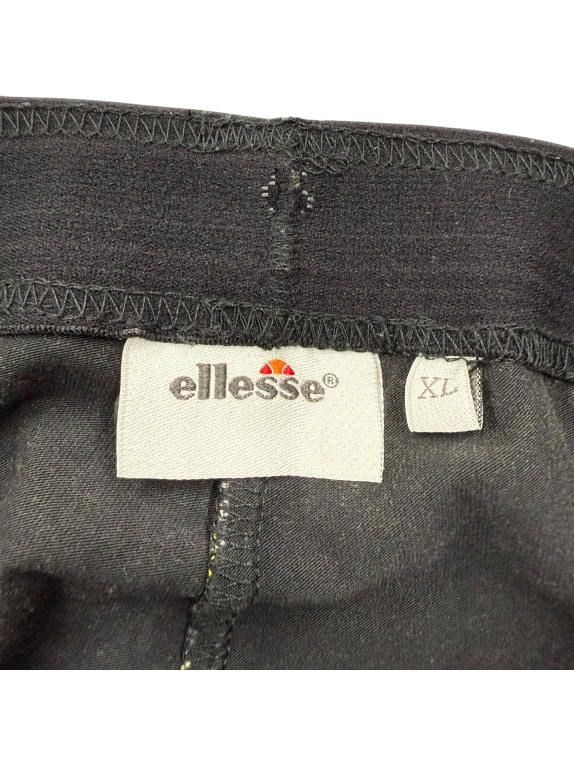 VINTAGE ELLESSE ΚΟΛΑΝ ΑΘΛΗΤΙΚΟ ΜΕ GRAPHIC PRINT ΚΙΤΡΙΝΟ / ΓΚΡΙ ΓΥΝΑΙΚΕΙΟ XL