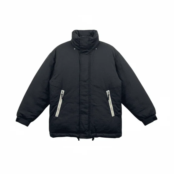VINTAGE ELLESSE ΜΠΟΥΦΑΝ PUFFER ME ΦΕΡΜΟΥΑΡ ΜΑΥΡΟ ΑΝΔΡΙΚΟ XXL