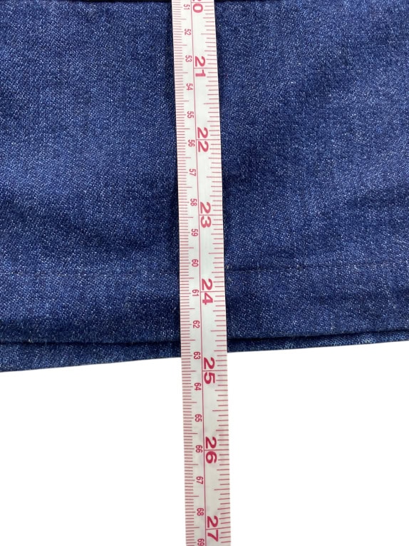 VINTAGE ENERGIE DENIM ΦΟΥΣΤΑ ΜΕ ΚΕΝΤΗΜΕΝΟ ΛΟΓΟΤΥΠΟ ΜΠΛΕ ΓΥΝΑΙΚΕΙΑ M/L