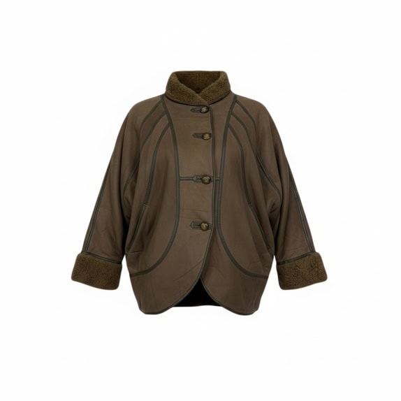VINTAGE EVIT SHEARLING JACKET L