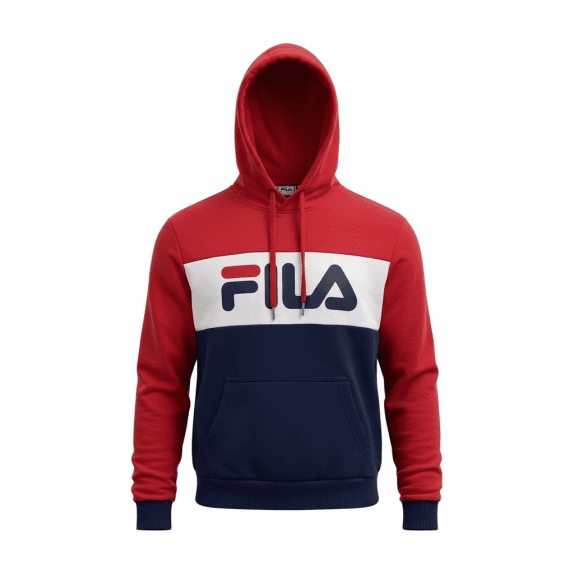 VINTAGE FILA ΦΟΥΤΕΡ ΜΕ ΚΟΥΚΟΥΛΑ LOGO ΤΡΙΧΡΩΜΟ ΑΝΔΡΙΚΟ S
