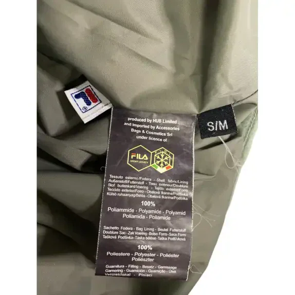 VINTAGE FILA PUFFER ΜΠΟΥΦΑΝ ΜΕ ΤΣΕΠΕΣ ΚΑΙ ΛΟΓΟΤΥΠΟ ΛΑΔΙ UNISEX S M