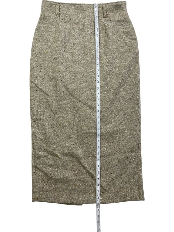 VINTAGE ΦΟΥΣΤΑ ΜΙΝΤΙ TWEED ΓΚΡΙ ΓΥΝΑΙΚΕΙΑ S