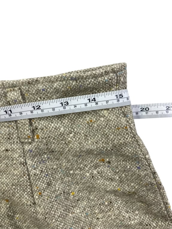 VINTAGE ΦΟΥΣΤΑ ΜΙΝΤΙ TWEED ΓΚΡΙ ΓΥΝΑΙΚΕΙΑ S