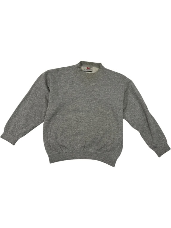 VINTAGE Φούτερ Levi's με Όρθιο Λαιμό Γκρι S