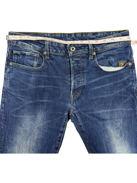 VINTAGE G-STAR RAW jeans da donna Revend Straight blu S