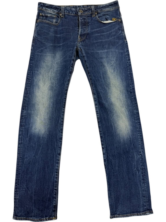 VINTAGE G-STAR RAW ΓΥΝΑΙΚΕΙΟ ΤΖΙΝ REVEND STRAIGHT ΜΠΛΕ S