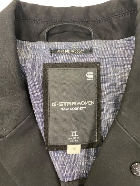VINTAGE G-STAR RAW BLACK BLAZER M