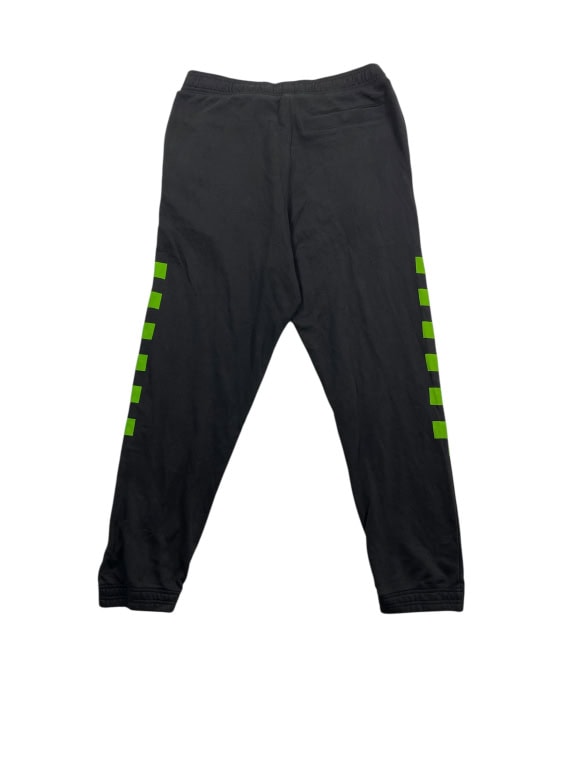 VINTAGE G-STAR RAW ΠΑΝΤΕΛΟΝΙ ΦΟΡΜΑΣ ΜΕ GRAPHIC LOGOS ΚΑΙ ΠΛΑΪΝΕΣ ΡΙΓΕΣ ΜΑΥΡΟ ΑΝΔΡΙΚΟ M
