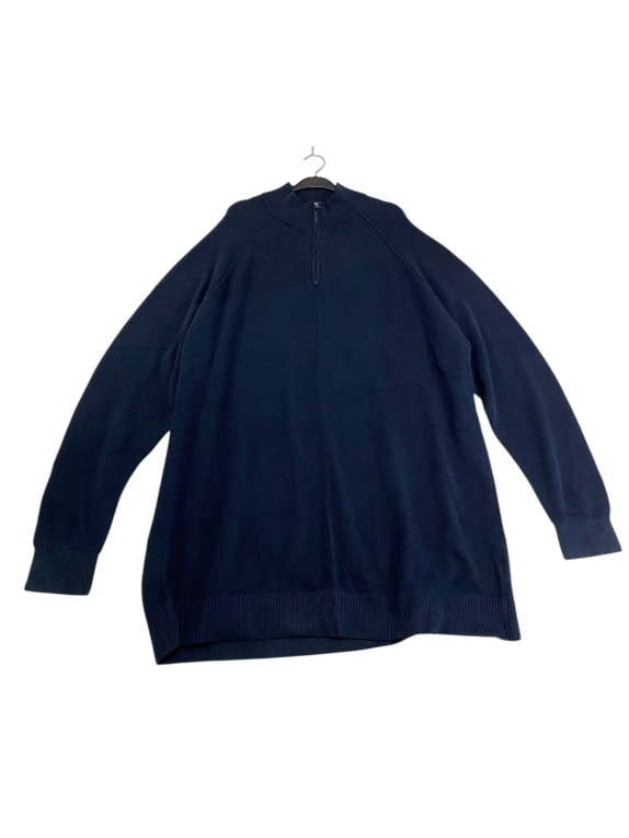 VINTAGE G-STAR RAW ΠΛΕΚΤΗ ΜΠΛΟΥΖΑ ΜΕ ΦΕΡΜΟΥΑΡ ΣΤΟΝ ΛΑΙΜΟ ΜΠΛΕ ΑΝΔΡΙΚΗ XL XXL