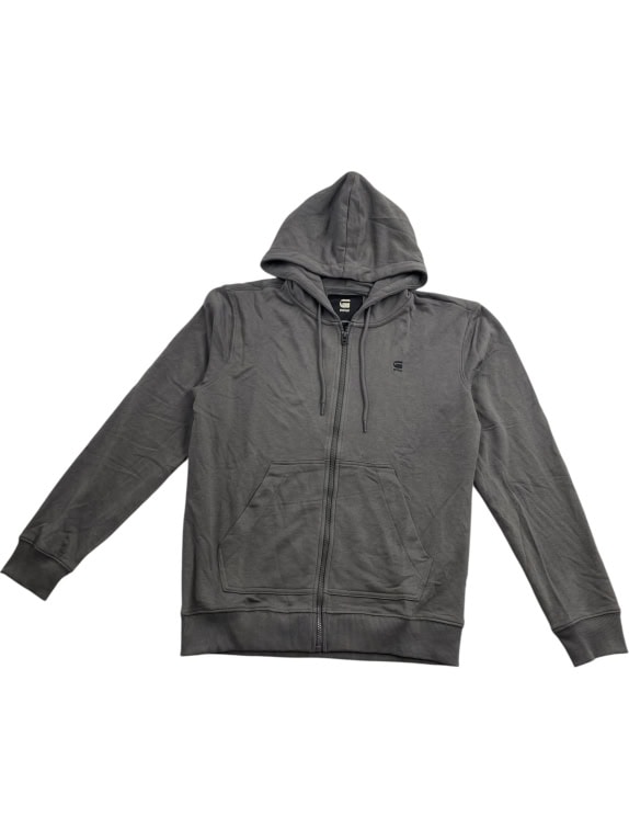 VINTAGE G-STAR RAW ΖΑΚΕΤΑ ΜΕ ΚΟΥΚΟΥΛΑ LOGO ΓΚΡΙ ΑΝΔΡΙΚΟ XL