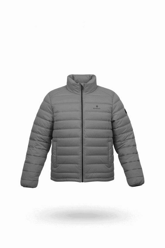 VINTAGE GANT ΜΠΟΥΦΑΝ PUFFER ΜΕ ΛΟΓΟΤΥΠΟ ΓΚΡΙ ΑΝΔΡΙΚΟ M/L