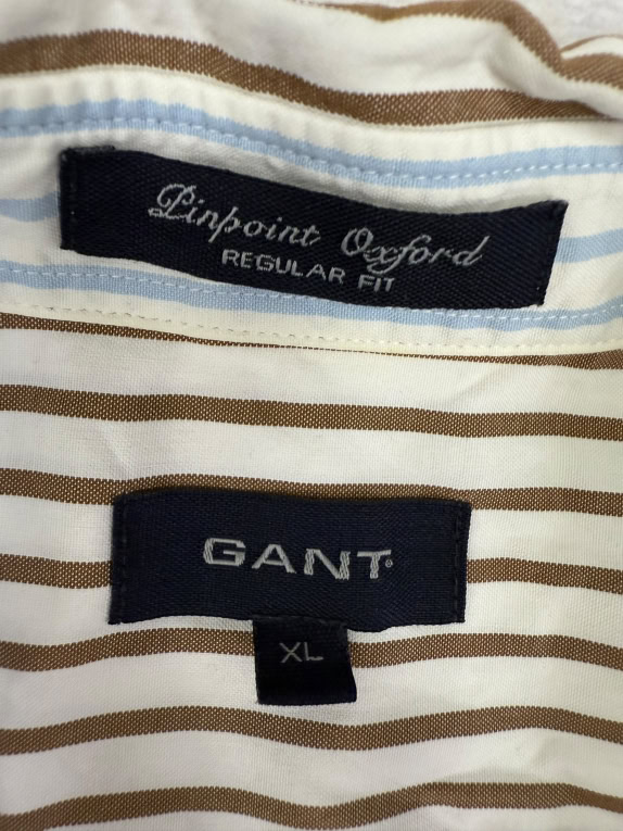 VINTAGE GANT ΠΟΥΚΑΜΙΣΟ, ΚΟΝΤΟΜΑΝΙΚΟ ΡΙΓΕ
