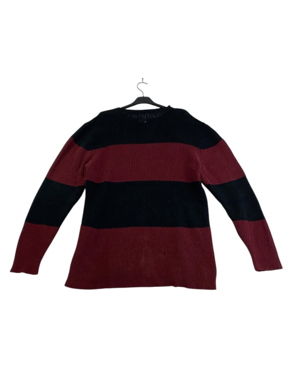 VINTAGE GAP ΠΛΕΚΤΗ ΜΠΛΟΥΖΑ ΜΕ ΡΙΓΕΣ ΜΠΟΡΝΤΟ ΜΑΥΡΗ ΑΝΔΡΙΚΗ L