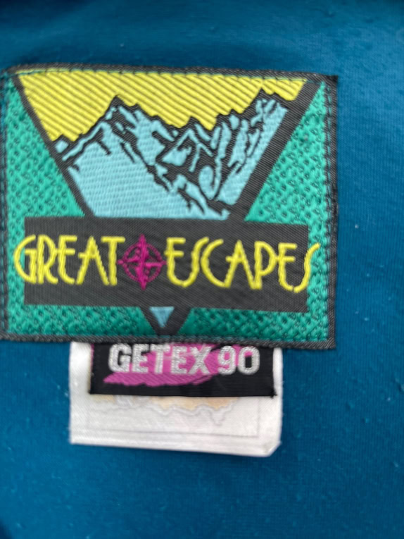 Vintage Great Escapes GETEX 90 Σετ Φόρμας Μπλε Unisex XXL