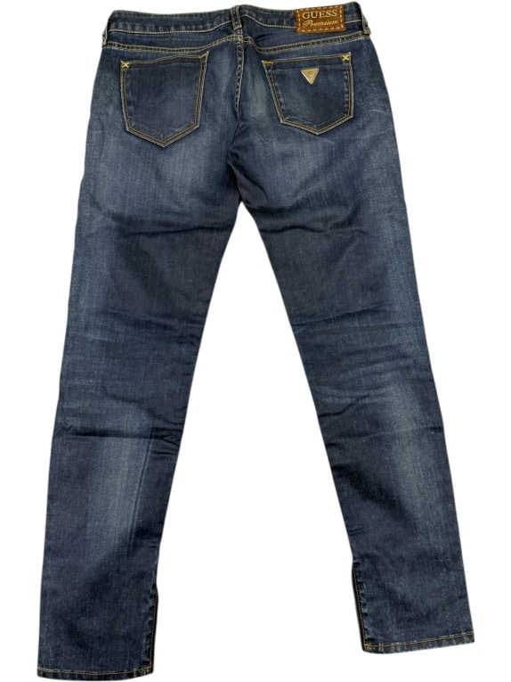VINTAGE GUESS PREMIUM ΓΥΝΑΙΚΕΙΟ ΤΖΙΝ ΜΕ ΦΕΡΜΟΥΑΡ ΣΤΟΥΣ ΑΣΤΡΑΓΑΛΟΥΣ M