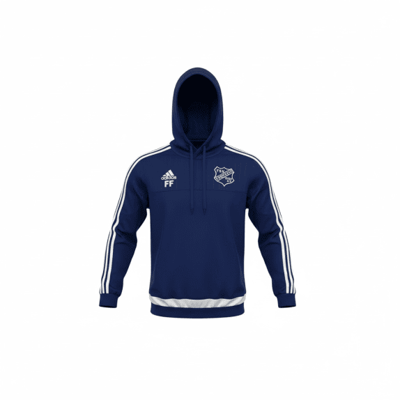 VINTAGE WOMEN'S ADIDAS HOODIE TUNIC NAVY SIZE M