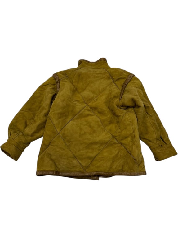 VINTAGE WOMEN'S BELTRAMI LEATHER SHEARLING COAT M
