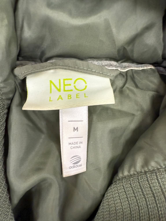 VINTAGE Γυναικείο Φουσκωτό Μπουφάν adidas Neo Label Khaki M
