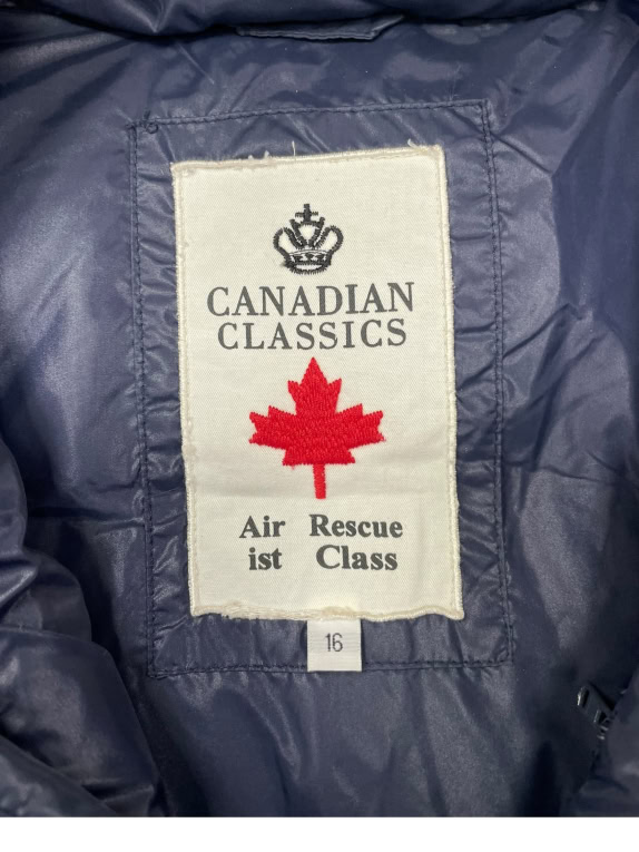 VINTAGE ΓΥΝΑΙΚΕΙΟ ΜΠΟΥΦΑΝ CANADIAN CLASSICS ΜΠΛΕ XS