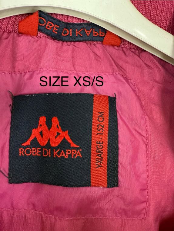 VINTAGE ΓΥΝΑΙΚΕΙΟ ΜΠΟΥΦΑΝ PUFFER ΦΟΥΞΙΑ/ΡΟΖ