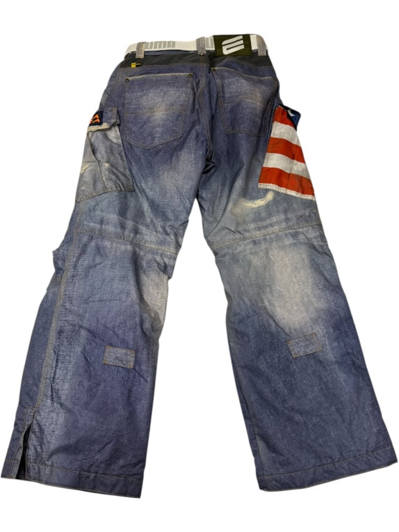 VINTAGE ΓΥΝΑΙΚΕΙΟ ΠΑΝΤΕΛΟΝΙ ΣΚΙ ENERGIAPURA ΜΠΛΕ DENIM LOOK