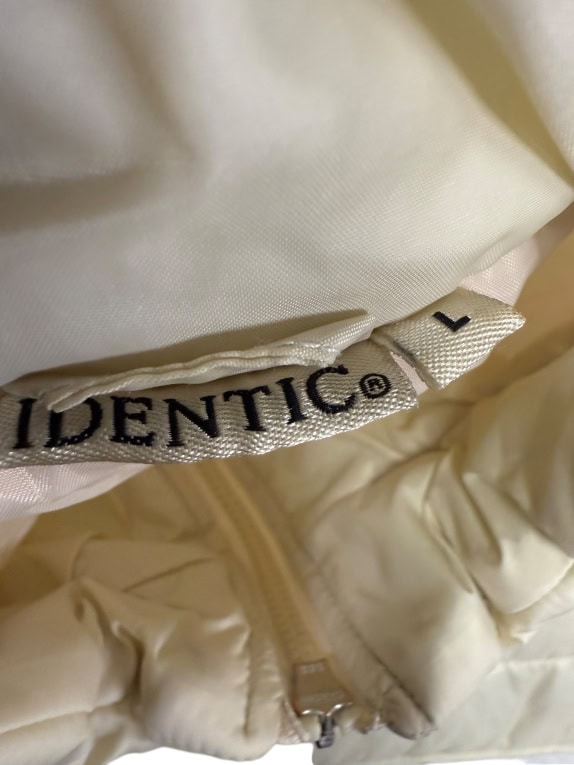 Gilet giacca vintage identic crema