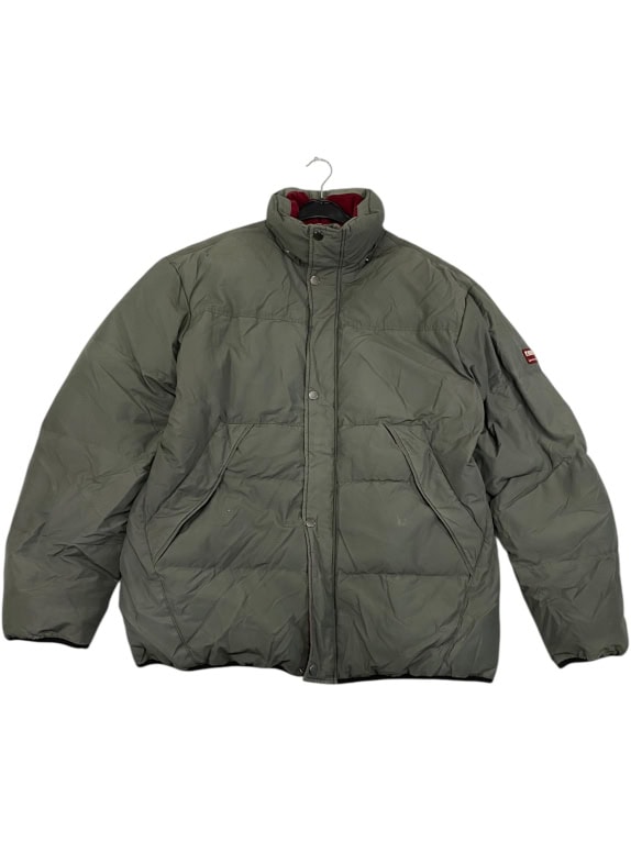 GIUBBOTTO PUFFER VINTAGE INVICTA TRAPUNTATO VERDE OLIVA DA UOMO XL