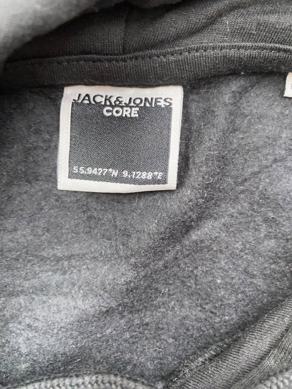 VINTAGE JACK & JONES ΦΟΥΤΕΡ ΜΕ ΚΟΥΚΟΥΛΑ (HOODIE) GRAPHIC GLOBE ΜΑΥΡΟ ΑΝΔΡΙΚΟ M