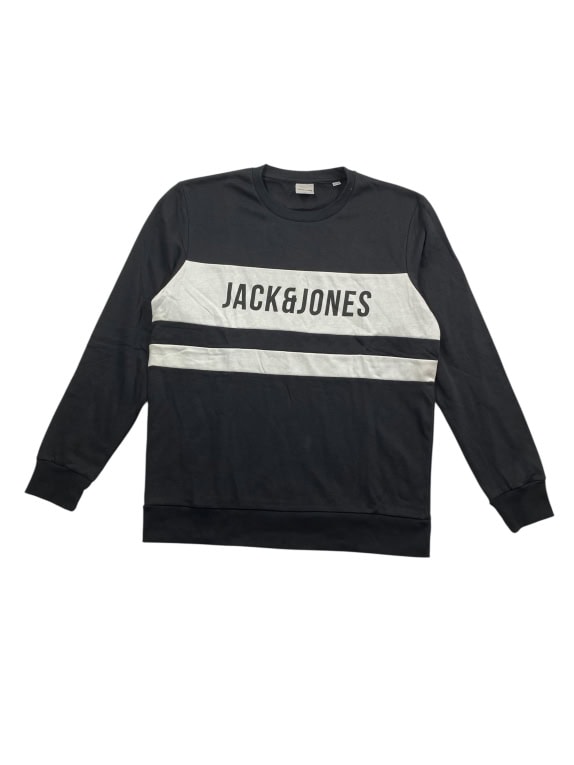 VINTAGE JACK & JONES ΦΟΥΤΕΡ ΜΕ ΛΟΓΟΤΥΠΟ ΜΑΥΡΟ ΑΝΔΡΙΚΟ L