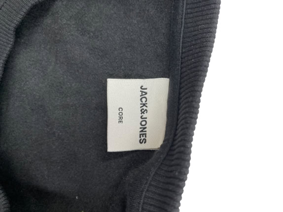 VINTAGE JACK & JONES ΦΟΥΤΕΡ ΜΕ ΛΟΓΟΤΥΠΟ ΜΑΥΡΟ ΑΝΔΡΙΚΟ L