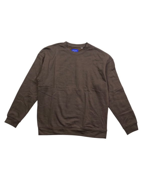 VINTAGE JACK & JONES SWEATSHIRT MINIMAL BROWN MEN'S L