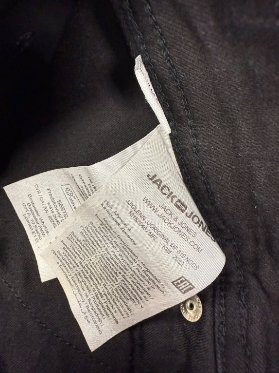 VINTAGE JACK & JONES SLIM GLENN DENIM JEANS SIZE L