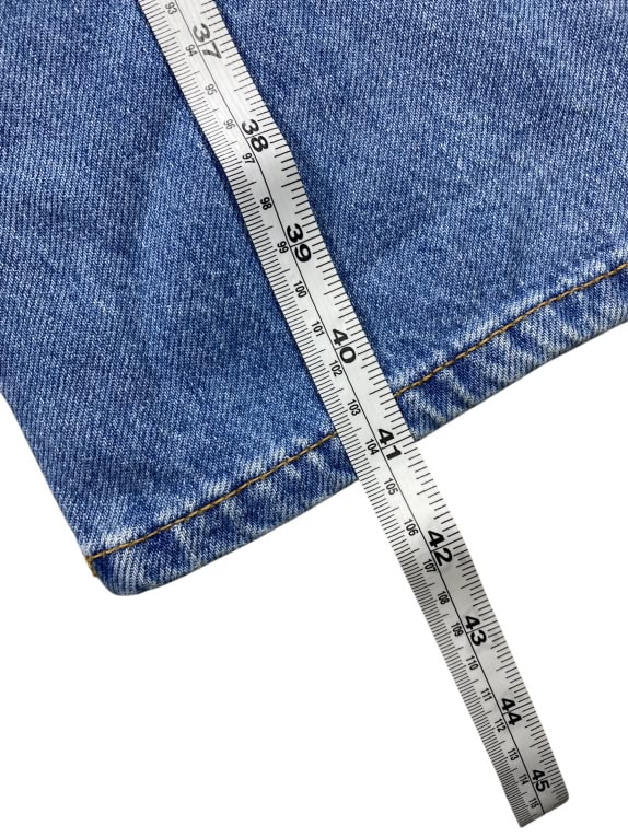 VINTAGE JACK & JONES ΤΖΙΝ ΠΑΝΤΕΛΟΝΙ ΜΕ ΣΚΙΣΙΜΑΤΑ ΜΠΛΕ ΑΝΔΡΙΚΟ L