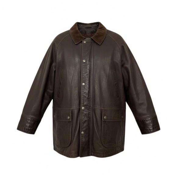 VINTAGE JAMES DILLON ΑΝΔΡΙΚΟ ΔΕΡΜΑΤΙΝΟ JACKET VERA PELLE XL