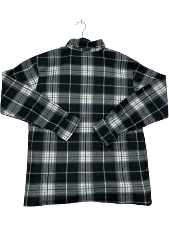 VINTAGE JINHAOLAI ΚΑΡΟ FLEECE ΠΟΥΚΑΜΙΣΟ ΑΝΔΡΙΚΟ M
