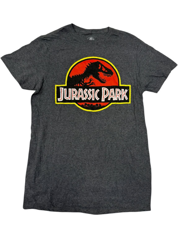 VINTAGE JURASSIC PARK ΓΚΡΙ ΚΟΝΤΟΜΑΝΙΚΗ ΜΠΛΟΥΖΑ S