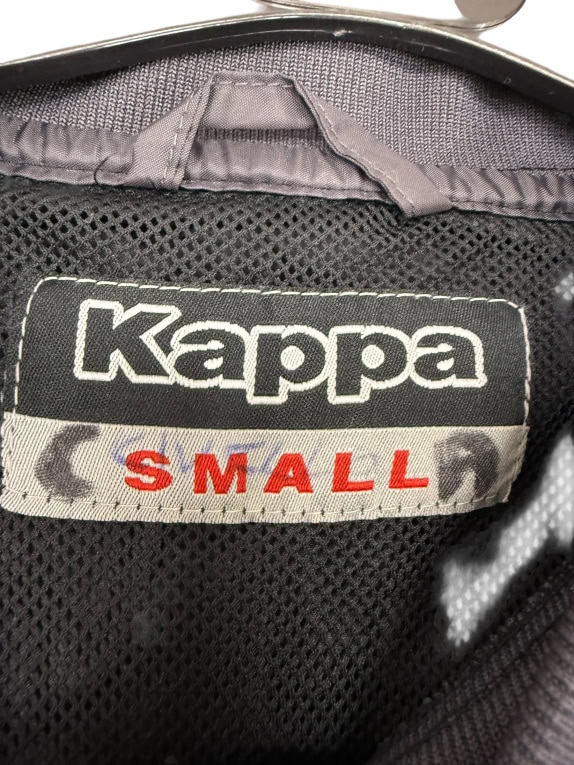VINTAGE KAPPA ΑΝΔΡΙΚΟ WINDBREAKER ΤΖΑΚΕΤ ΜΑΥΡΟ