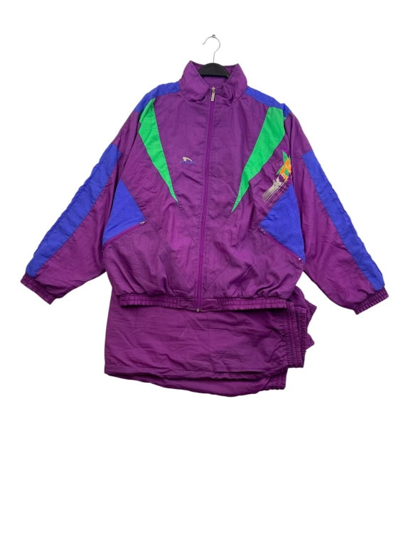 Vintage Kronos Colorblock Tracksuit 90s Style Unisex XL