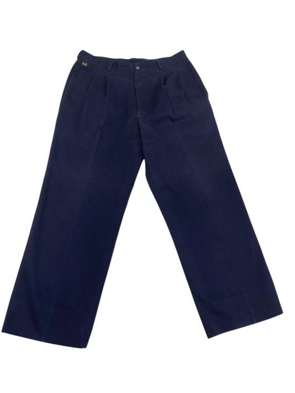 Pantaloni chino blu vintage Lacoste L