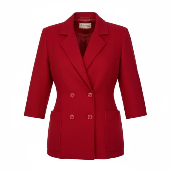VINTAGE LAURAPIU DI LAURA BIAGIOTTI GIACCA ROSSA M/L