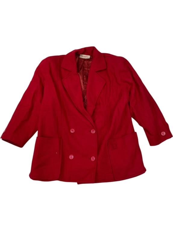 VINTAGE LAURAPIU DI LAURA BIAGIOTTI GIACCA ROSSA M/L