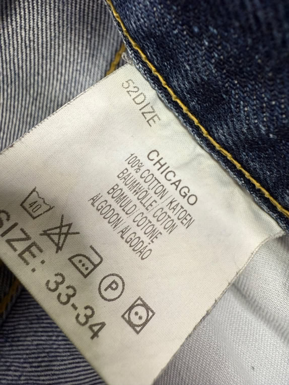 VINTAGE LEE CHICAGO MEN'S DENIM BLUE L